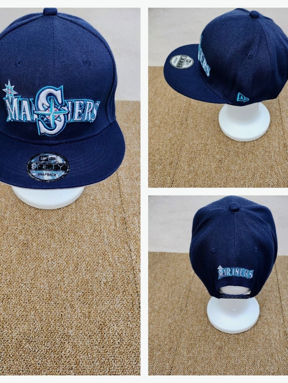 SEATTLE MARINERS MLB BASEBALL SNAPBACK HAT.
